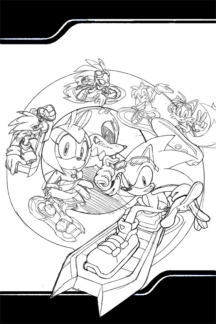 Thumbs and initial sketch 