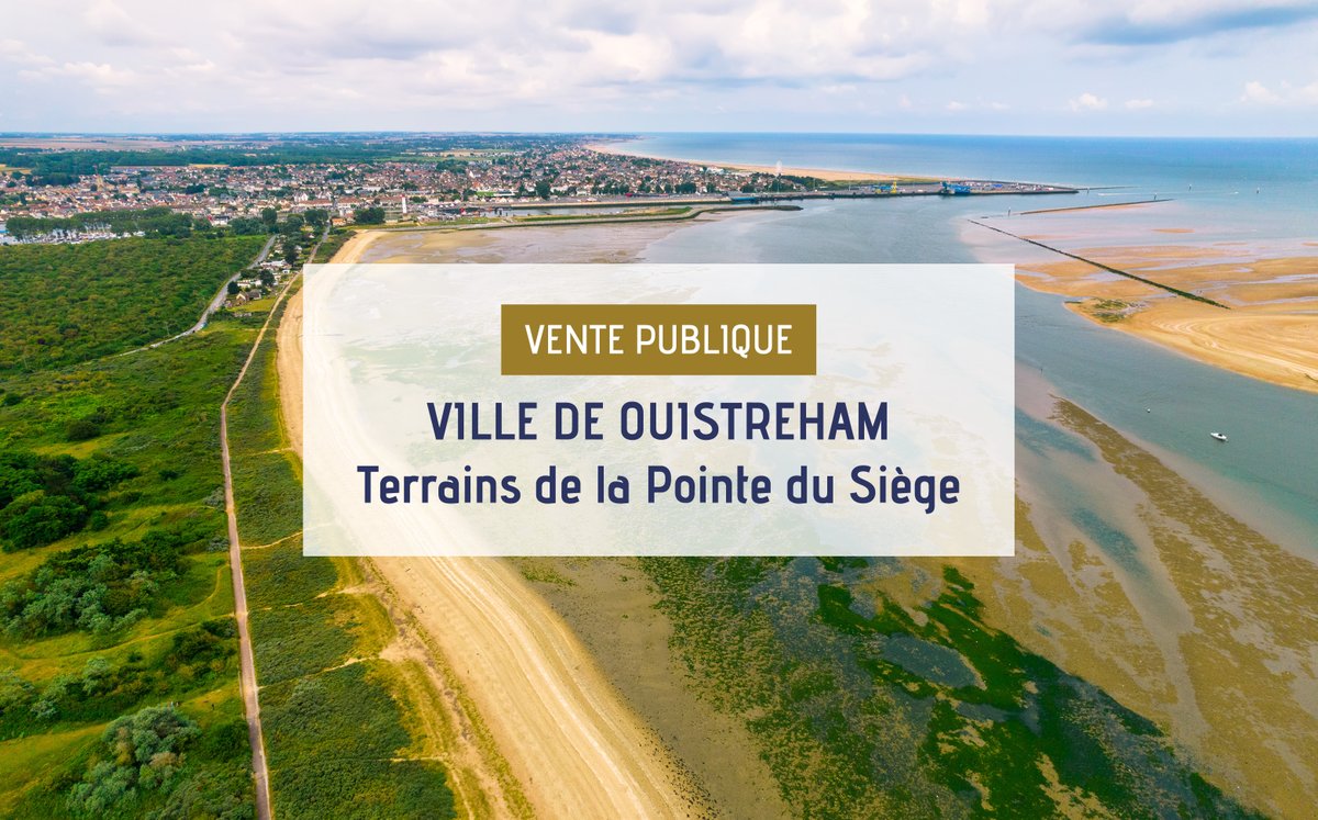 Vente de terrains à la Pointe du siège – Consulter le cahier des charges ➡️ ouistreham-rivabella.fr/%f0%9f%8f%98%e…