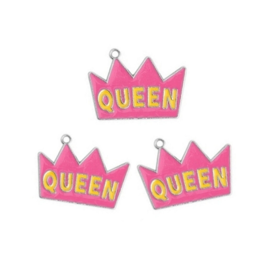 QUEEN Pink Crown Expressions Charms | Jewelry Charms | Bracelet Charms | Necklace Charms tuppu.net/c2b8331 #aromatheraphy #Warehouse1711 #glitter #explorepage #dtftransfers #candlemaker #candleoils #handmadecandles #EpoxyCharms