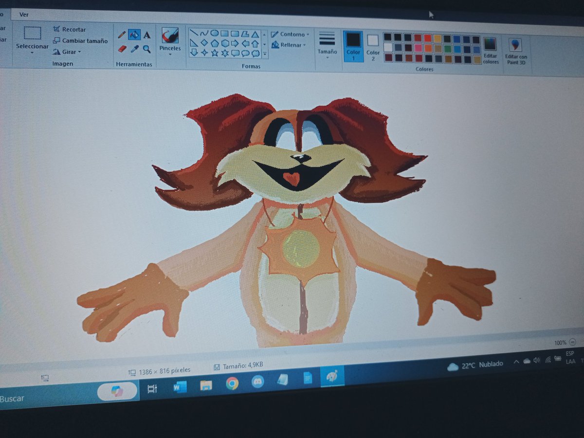 keyyo_l's tweet photo. Hace rato ya no había hecho nada, solo dibujos por aquí y por allá para practicar...

Pero mi hermano me retó, a qué podía hacer en Paint. YO NUNCA había intentado dibujar con mouse, y pues no quedó tan mal... Creo, pero me divertí.
#dogday #dogdayfanart #PoppyPlaytimeChapter3 https://t.co/4lhlpgLeMK