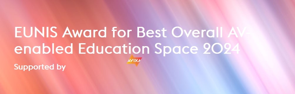 ⌛️Entries for the EUNIS AV Awards supported by @AVIXA close on 1⃣9⃣ February. They recognize innovative use of audiovisual technology in learning facilities. 🏆Winners will get funding to present their work at #EUNIS24 in Athens. Check the details 👉 tiny.pl/dqgbj