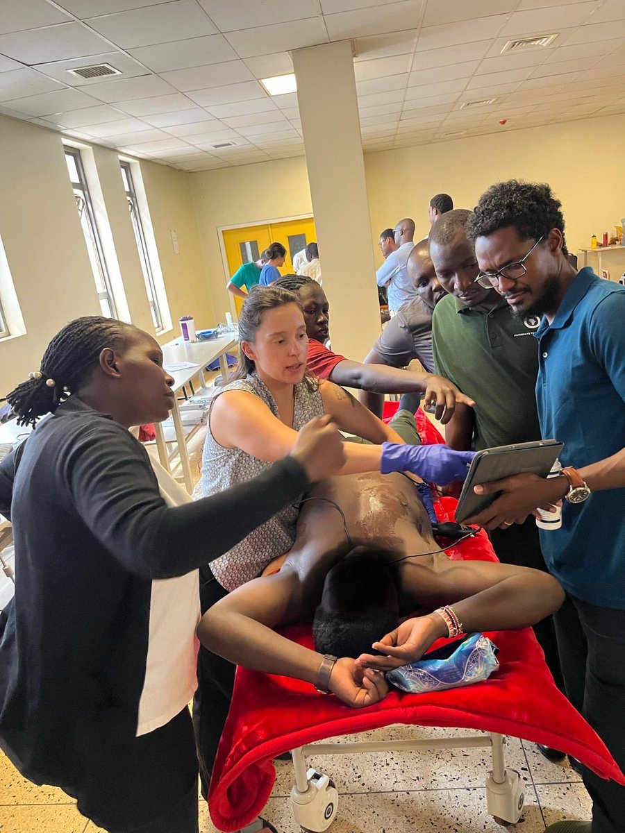 EmMakerere's tweet photo. ECHO &amp; Lung ultrasound session @UWEmerMed @MadtownSono @Seed_Global 
@AtlsGlblHlth @jschmidt_md @mand_sim @Jkalanzi256 @MaryEllenLyonMD @MakCHS_SOM @MakerereCHS 

#globalPOCUS 
#EmergencyMedicine https://t.co/vmskkT2Rg4