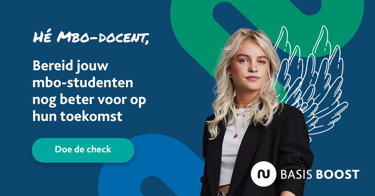 #mbo Een stevige basis legt de weg naar succes. Steeds meer studenten missen echter de nodige basisvaardigheden. Hoe zorgen we ervoor dat studenten hun basisvaardigheden versterken?

Ontdek hoe wij jou en je studenten kunnen helpen! Doe de check 👉 lnkd.in/eZy9YAwY
