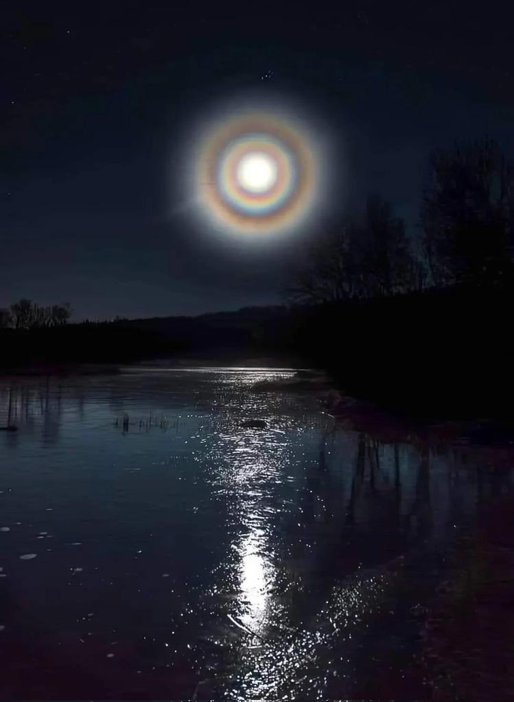 keyfipyIasimIar's tweet photo. Norveç üzerinde son derece nadir görülen Ay Halesi yakalandı. 🇳🇴🌗

📷David John https://t.co/6fWG82sk2x
