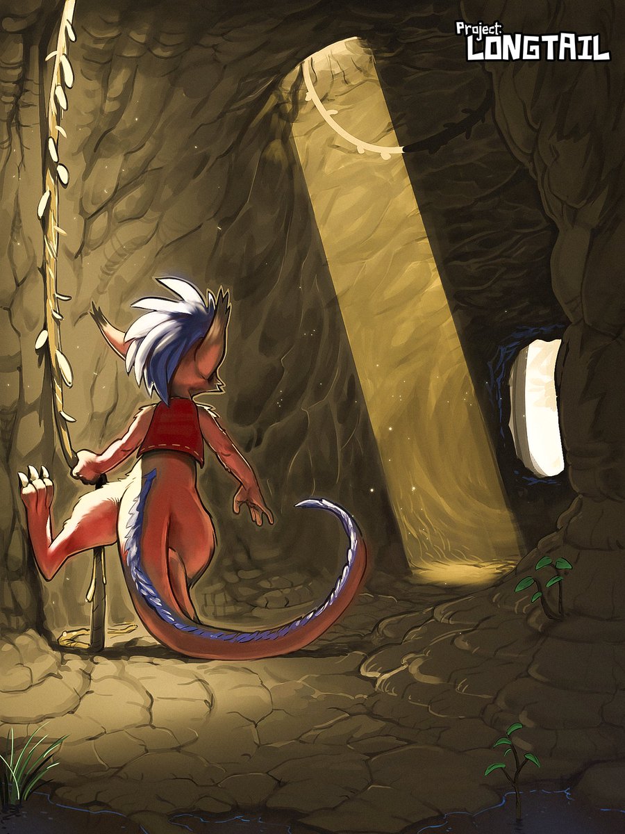 Longtailgame's tweet photo. Is that a cave?
No... he's exploring a tree. 🌳🦎✨
#longtailgame https://t.co/p7QjHKowDS