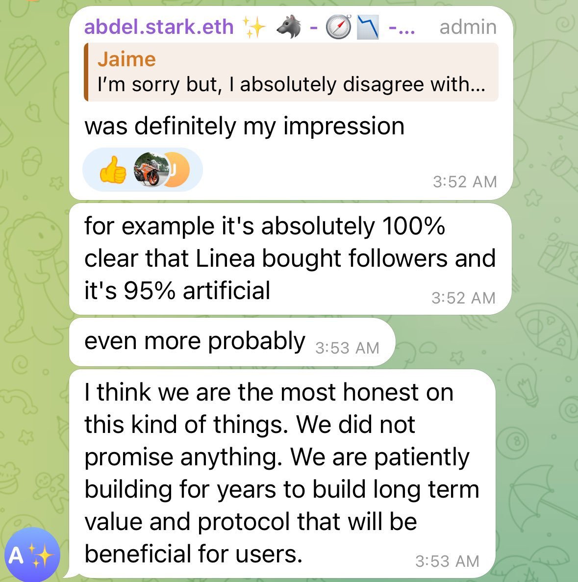 AirdropAlertAAD's tweet photo. Yo, check this out! How the @starknet Team acts when they get called out by their own community? They straight up diss them and then try to delete the evidence. 🙄

In the crypto world, transparency is everything. But there are some projects that just don't get it. Instead of dealing with legit concerns, they resort to insults and deleting comments. Well, guess what? The truth always comes out, fam. 📷💣

Imagine getting called out for being clueless and not open to feedback. It's a total PR nightmare waiting to happen! 😱 So, project owners, listen up! If you want a loyal following, you gotta treat your community like the smart, valuable peeps they are. 🗣️🌐

Don't forget, pics speak louder than words. 📸 Don't be that project that tries to hide their mistakes by deleting stuff in a rush. Embrace the feedback, learn from your errors, and come back even stronger. 📈💪

That's why, my fellow 🪂airdrop enthusiasts, keep your eyes peeled. Take screenshots, gather the receipts, and let these projects know that we see what they're trying to pull off. Share those deleted messages far and wide, and expose their true faces to the world. 🚀🔎

Let's band together for transparency and accountability in the crypto space. We can expose the shady stuff, protect our community, and demand better from these projects. 🌐💼

@Starknet @StarknetFndn @EliBenSasson
@jdiegooliva @StarknetEco @Starknet_id @StarkWareLtd @LineaBuild @EliBenSasson @jdiegooliva @abdelstark )

#CryptoCommunity #TransparencyMatters #ScreenshotsDontLie #AirdropRevolution #HoldThemAccountable