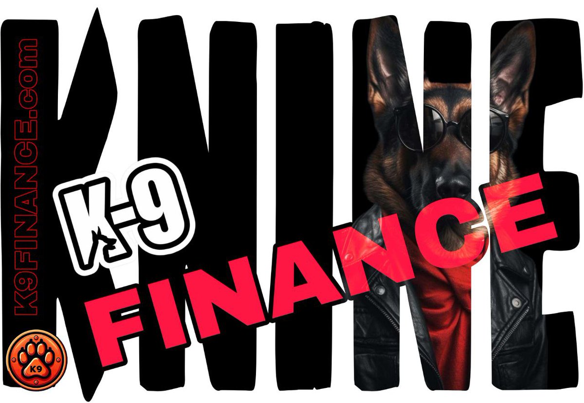 Unleash your investments with #K9 liquid tokens
✅😍
t.me/k9finance

k9finance.com

x.com/K9finance

#KNINE #K9 $KNINE
#K9Finance #DELTAMARKETING #shibaArmy