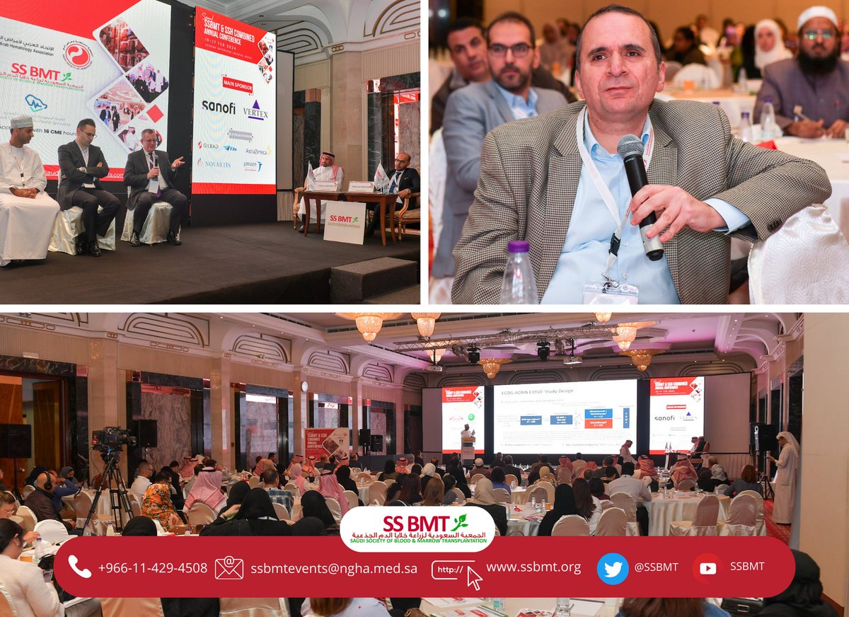 Exciting panel discussion with top-notch experts! Their insights are invaluable. From groundbreaking research to practical wisdom, they’re shaping the future of hematology. Let’s learn, collaborate, and elevate our knowledge!
#SaudiHematology24 #SSBMT #SSH24