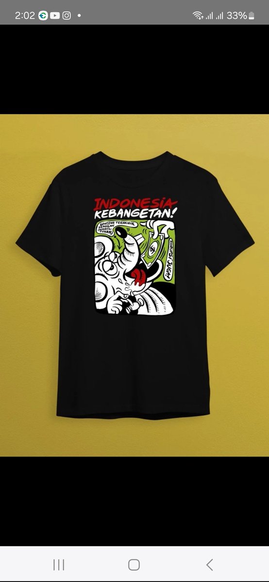 Kaos spesial tentang Hakim yang makan uang. HAKIM Indonesia Kebangetan! Tersedia di sini tokopedia.link/arHeWOjreHb stok terbatas ya gais!