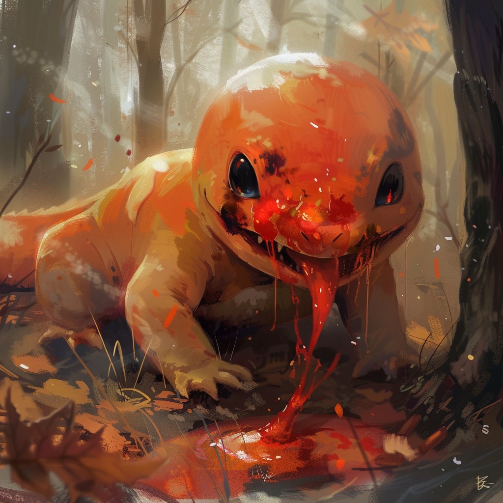 AdMapss's tweet photo. Not so cute, after all
#charmender
#midjourney6 #AIart #AIArtCommuity #PokemonGO #PokemonScarletViolet #Pokemon https://t.co/FVcCsZu3Up