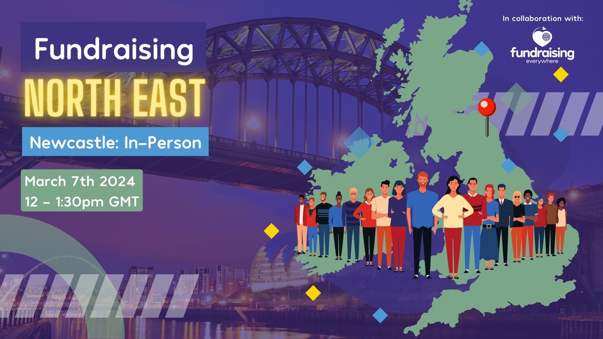 Fundraising NE is nearly here! Get ready for canny networking, fab guests & brill insight 📅 Mar 7th, 12-1:30pm GMT 📍 Womble Bond Dickinson, Newcastle upon Tyne 🎟️ Free for Members, sign up here: fundraisingeverywhere.com/membersclinic/ 💸 Only £5 for everyone else: fundraisingeverywhere.com/product/fundra…