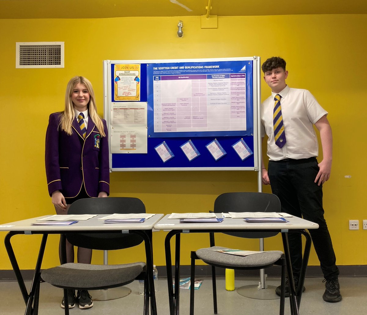 Our SCQF Ambassadors were hard at work at the <a href="/MarrColOfficial/">Marr College</a> Options Evening - helping parents and students use the SCQF to compare qualifications and plan future pathways 👏👏👏 <a href="/SCQFPartnership/">SCQF Partnership</a>