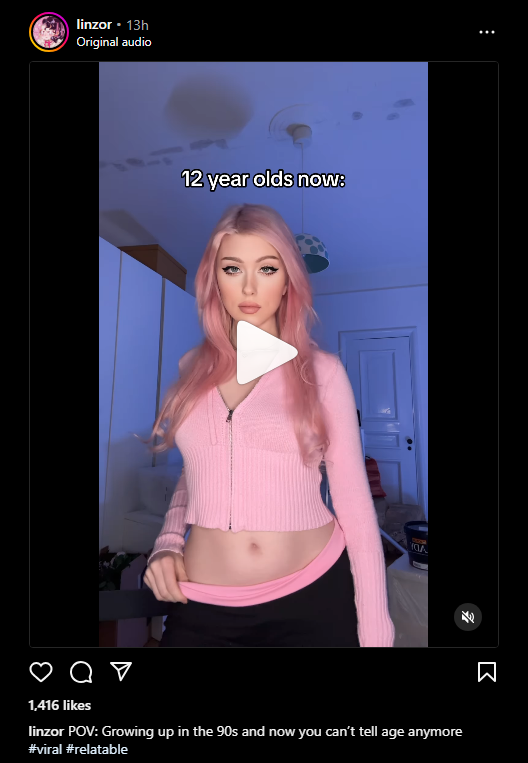llabewtickuf's tweet photo. If a guy said this there'd be poorly drawn pfps in the comments calling him a PDFile and saying things like "No, a 12 year old looks like a 12 year old" https://t.co/O17HSDpkrT