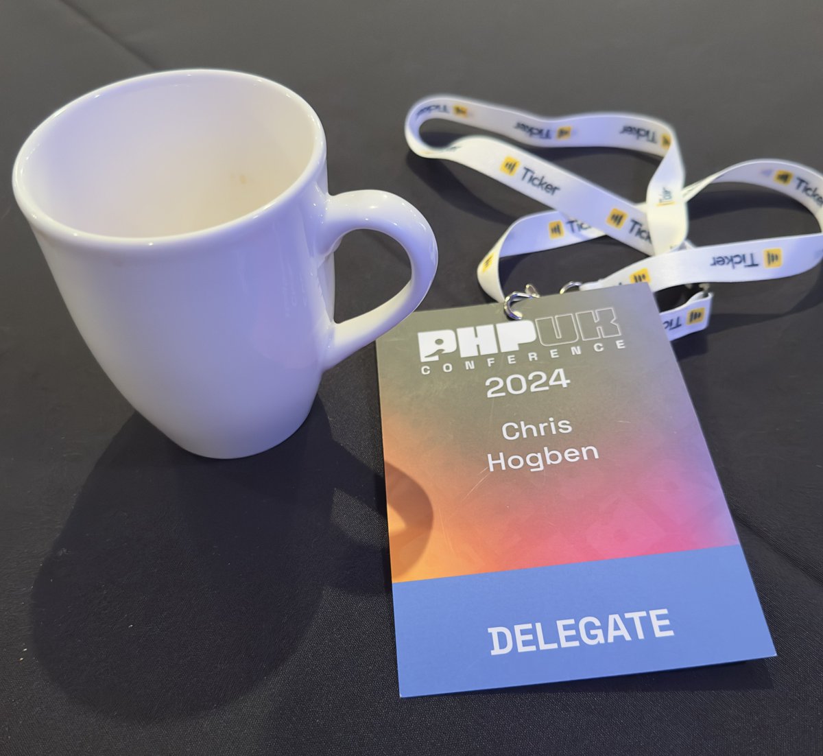 cjh_dev's tweet image. Day two! Caffeinated and ready, let’s go! 😁 #phpuk24