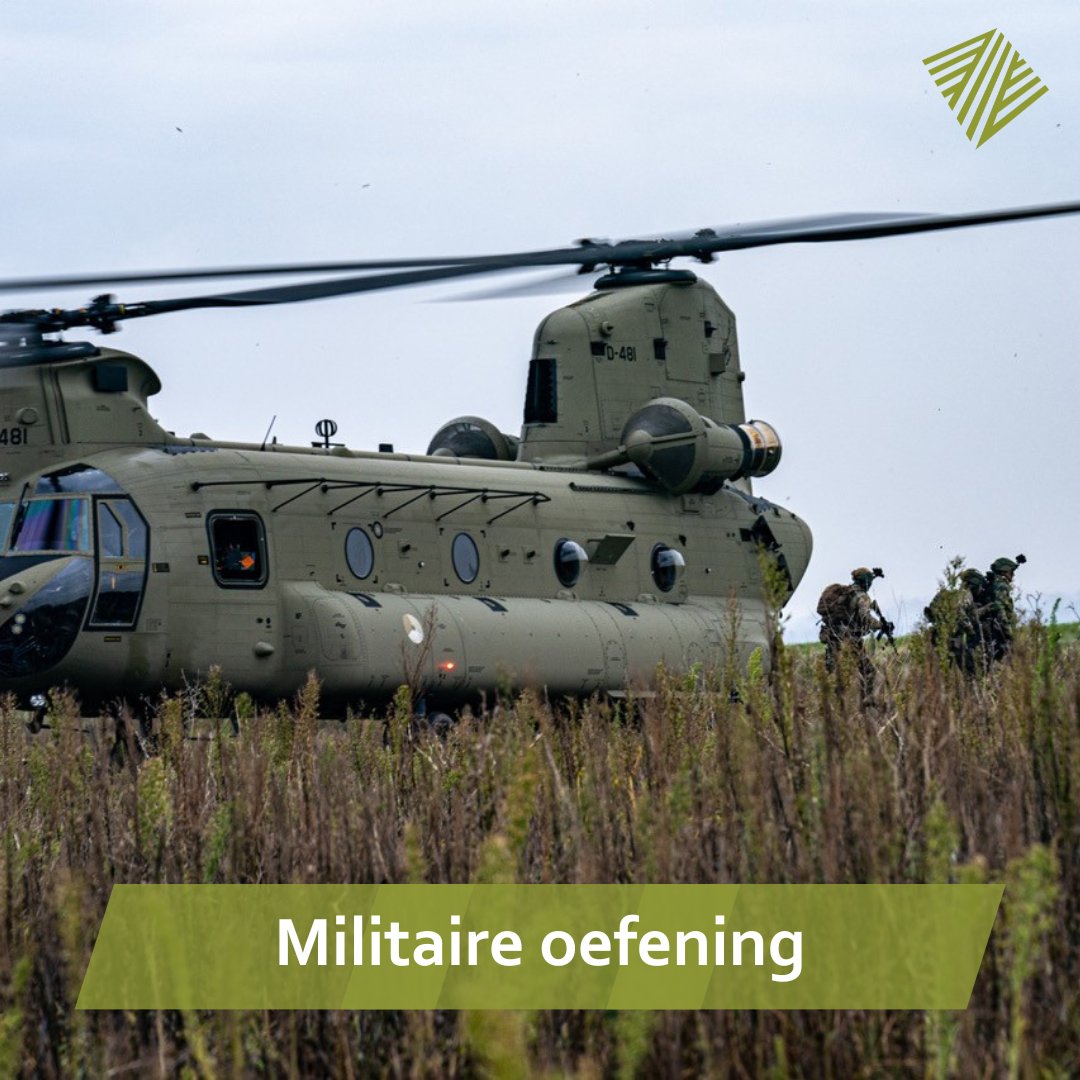 Zevenaar's tweet photo. #MilitaireOefening | De Luchtmobiele brigade houdt op dinsdag 20 feb (10.00-15.00 uur) en woensdag 21 feb (13.00-19.00 uur) een oefening in onze regio. Hierbij wordt ook een helikopter ingezet. Dus hoor je deze dagen vreemde geluiden? Dan weet je waar het vandaan komt  🚁. https://t.co/qq6ujLJozV