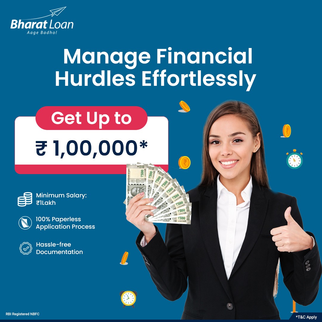 Manage Financial Hurdles Effortlessly With Bharatloan.

#PersonalLoan #paydayloans #applyinstantloan #bharatloan #fastloanapproval #shorttermloans #financeloan #loanapply #loanforlowcibil #getinstantloan #moneyloan #businessloans