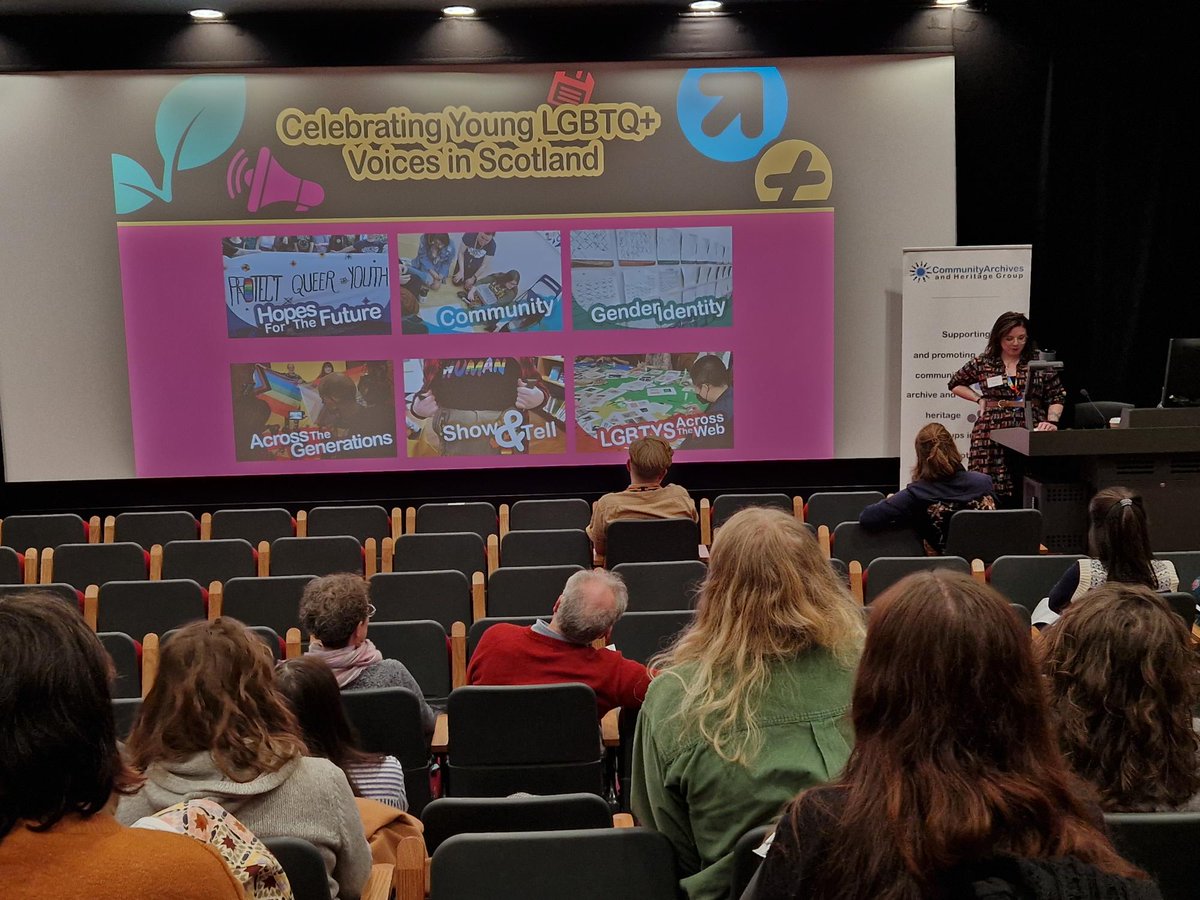 What a joy to attend @ScotsArchives Gaps In The Archive event @KelvinHall16 yesterday to celebrate the launch of LGBT Youth Scotland's new digital exhibition showcasing young LGBTQ+ voices as part of their (Un)seen, (Un)heard supported by @HeritageFundSCO. 🌈#LGBTHistoryMonth