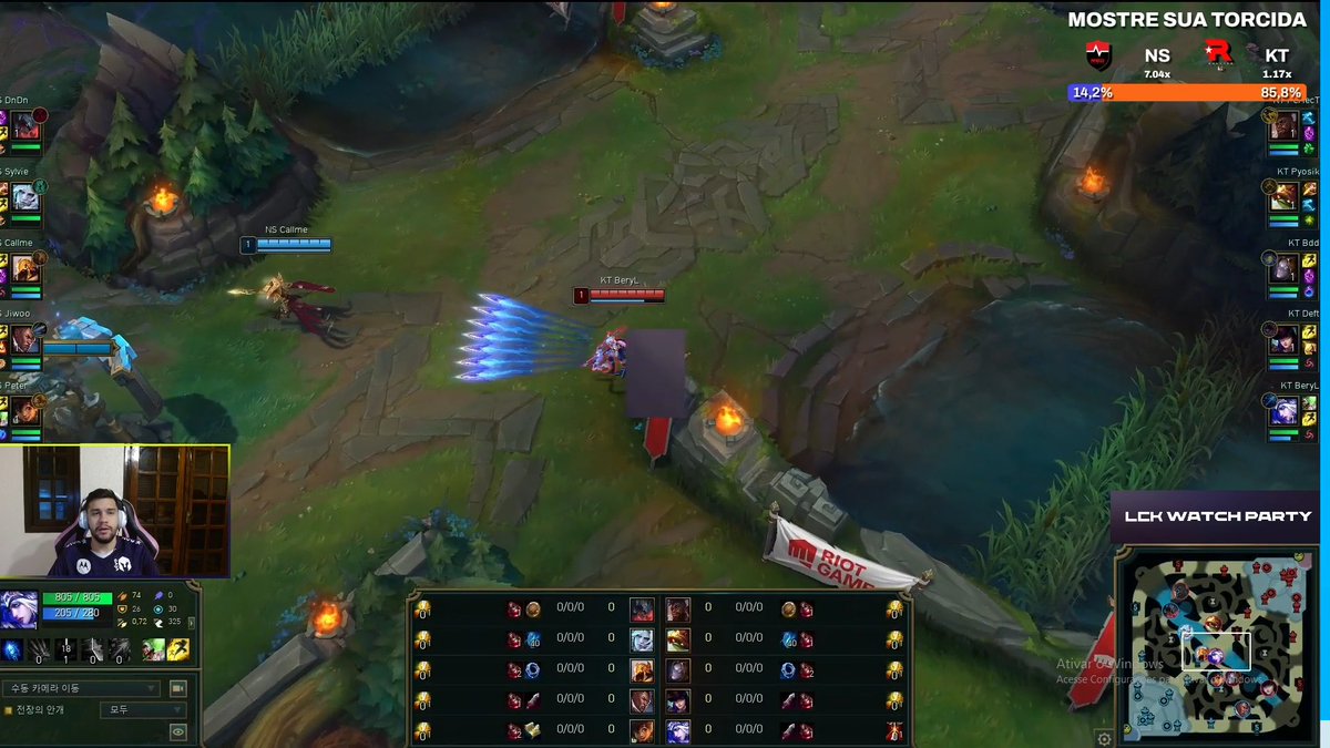 JumiroJoga's tweet photo. @ilhadaslendas fui ver lck aqui, e me deparo com um rammus, tá certo isso produção? https://t.co/cWrHiwLPnI