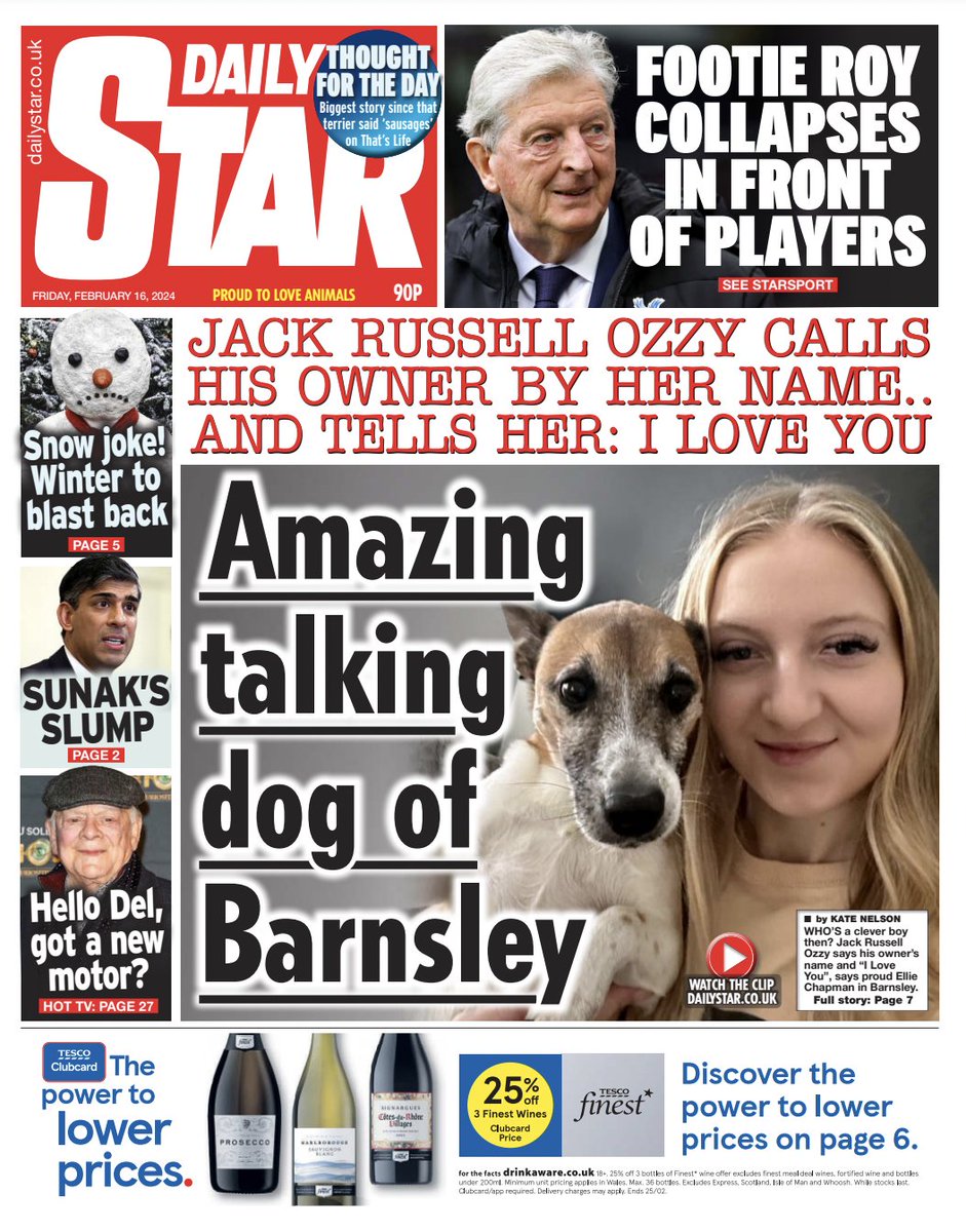 Dog owner claims her pet pooch can say her name - and has the footage to prove it 🐶🗨️ dailystar.co.uk/news/latest-ne… 🖋️ @KatePounds 🗞️ @dailystar splash