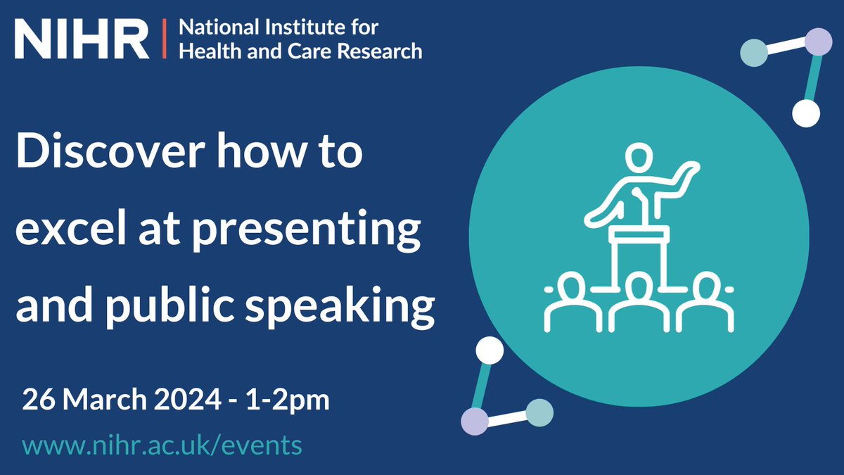 Overcome the fear of public speaking at our webinar from 1-2pm on 26 March. Attend to improve your ability to present messages in an engaging way, learn strategies to deal with questions, build interaction and much more. Find out more: eu01web.zoom.us/webinar/regist…