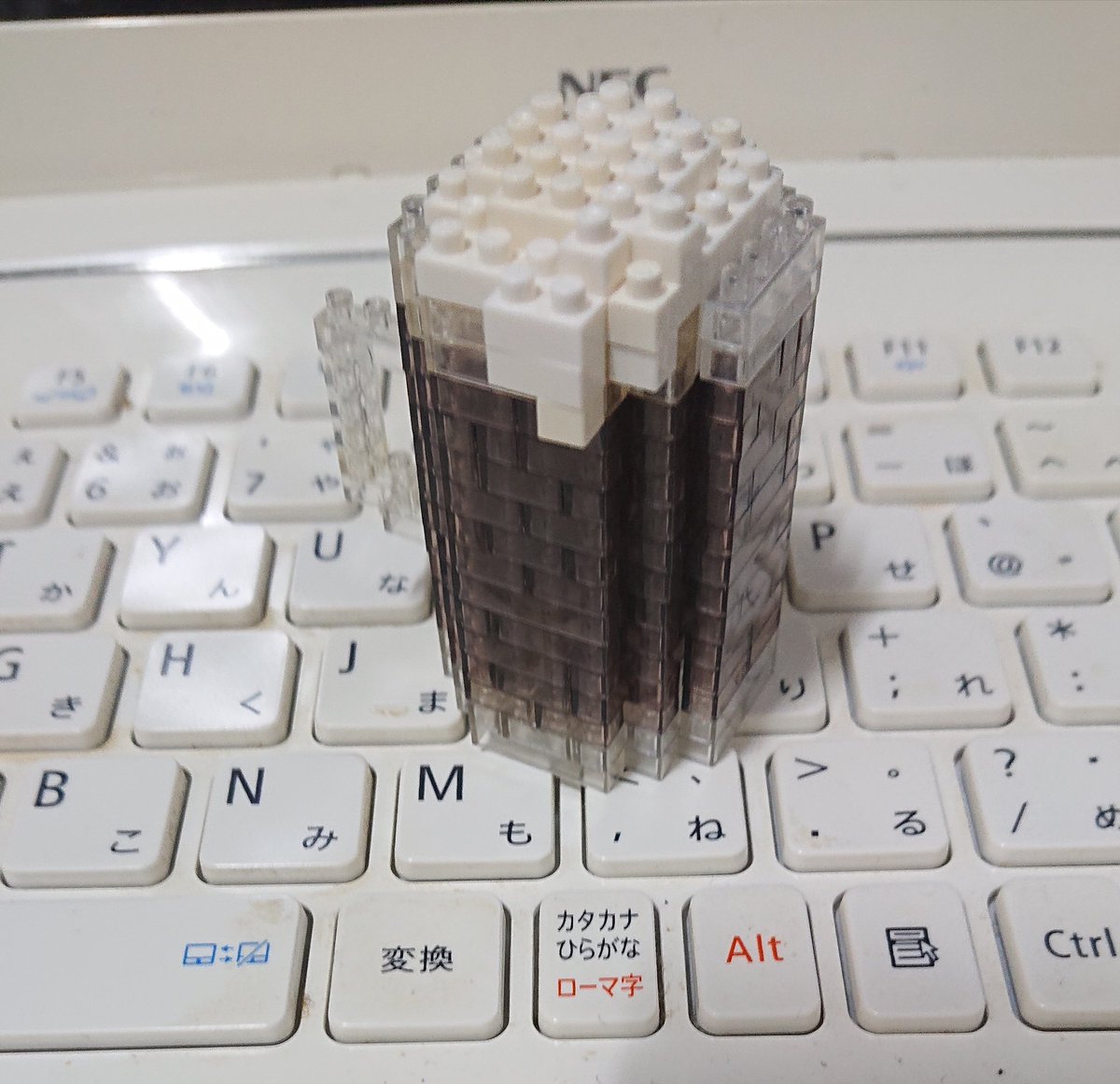 ルートビアを組んでみた。
#nanoblock 
#ルートビア #aandw #エンダー