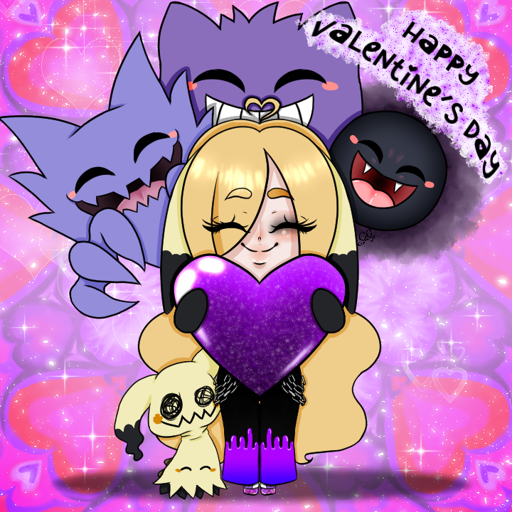 I forgot to post this the other day but Happy late Valentine's day everyone!