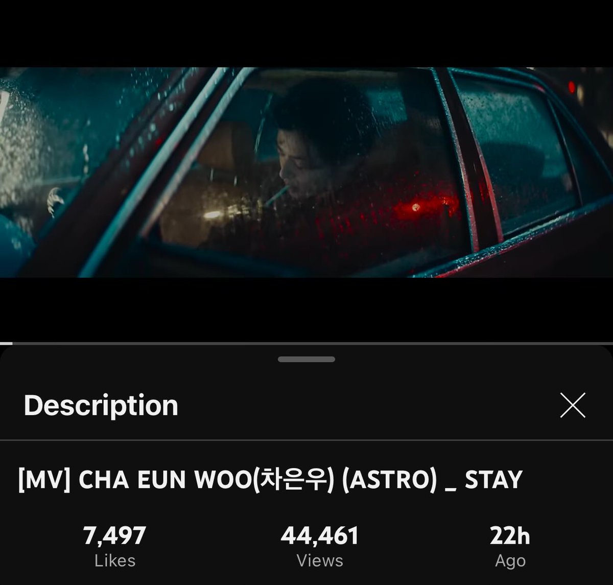 [INFO] 240216 #STAY surpassed 800k views combined in 24 hours after release. 🔗youtu.be/srH63CP-7ZA?si… 🔗youtu.be/iMkOts7XlWA?si… #ENTITY #CHAEUNWOO #차은우 #ASTRO #아스트로 @offclASTRO