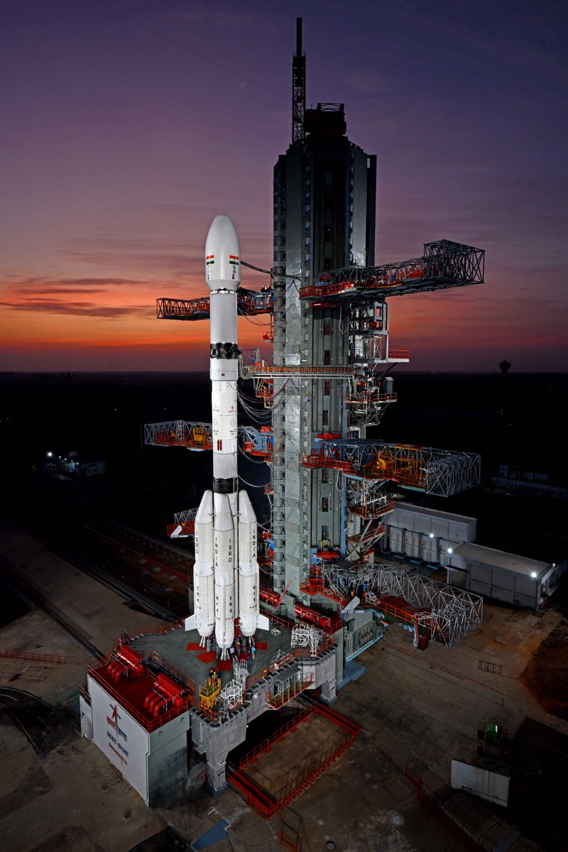 ISROSpaceflight's tweet photo. The 27.5 hr countdown to the launch of #GSLVF14 was commenced at 2:05 pm today by #ISRO! 🚀 https://t.co/c0YQZYp5S1