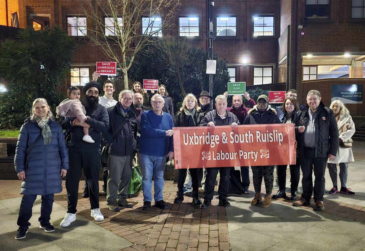 Labour Councillors join Uxbridge residents in their campaign to save Uxbridge Library. Location matters to the residents. Once again 1000s of signatures, protests and letters but Conservative run Council are not interested in the people of Hillingdon.