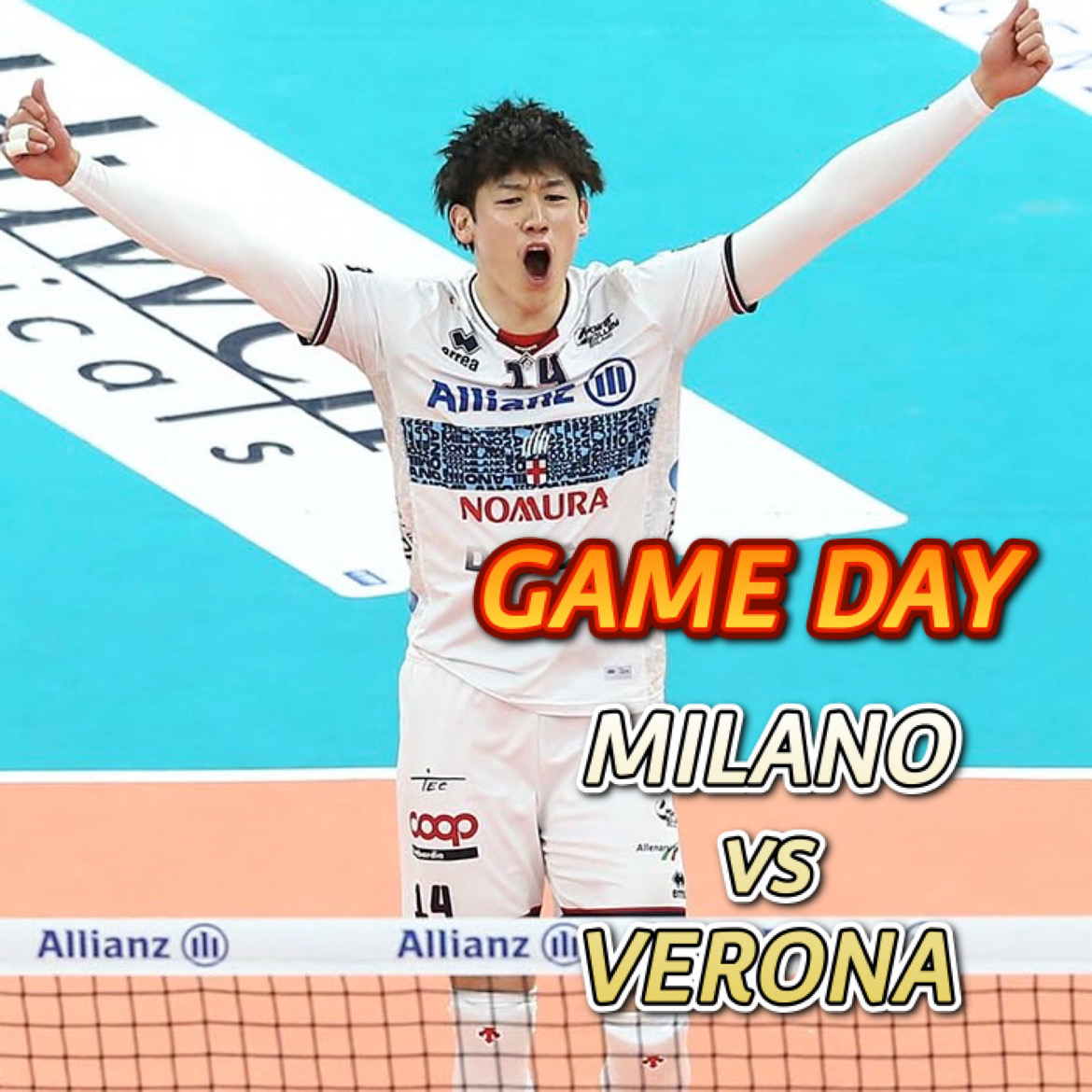 石川祐希 Allianz milano ミラノ試合 石川祐希Allianz milano ミラノ試合