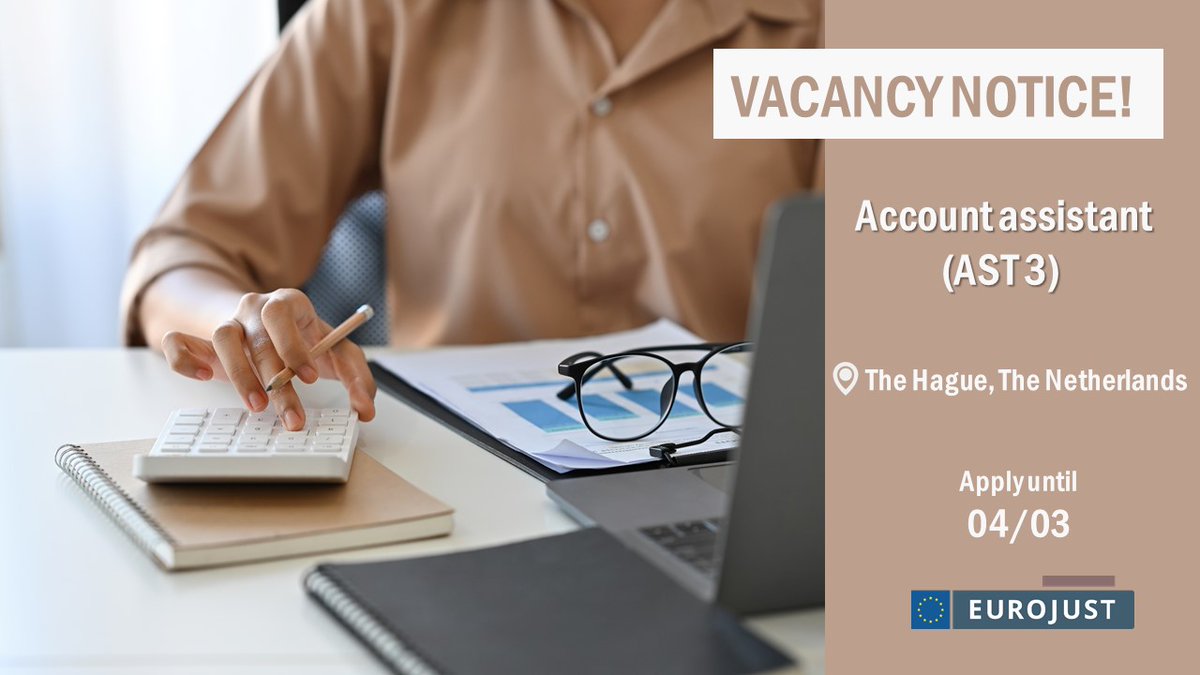 📌 Do you have experience working with the EU Financial Regulations & EU Accounting Rules? 
📌 Are you a national of one of the EU Member States?
🔢 Passionate about the numbers?

Then we are waiting for your application by 04/03! ⤵️
europa.eu/!9Hq3Kb 

 #EUjobs #EUcareers
