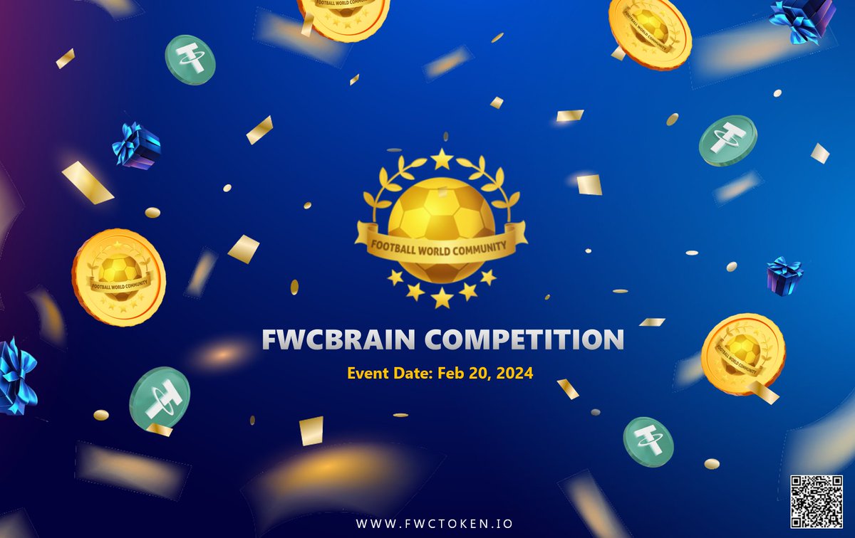🟢Dive into the world of intellect with FWCbrain competition! 💡Join the thrilling FWCbrain competition for a chance to showcase your skills and win incredible rewards! Don't miss out on this exciting opportunity. 🏪Event date: Feb 20, 2024 Stay tuned! ⚡️ Ⓜ️…