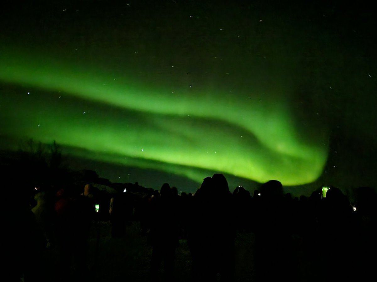 Iceland treated us to an absolutely spectacular show of the Northern Lights on our very first night. They were visible for over 2 hours.