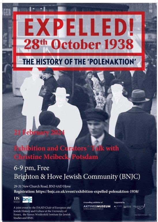 If you are in Brighton or near next Wednesday, please come along to the ⁦@BNJCBrighton⁩ to our exhibition and curators‘ talk! ⁦@Centre_GJS⁩, ⁦@HistoryatSussex⁩ ⁦@SussexUniMAH⁩ and ⁦@DAAD_UK_Ireland⁩, registration at bnjc.co.uk/event/exhibiti…