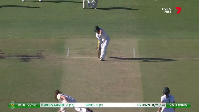 That was a peach 🤯 📹 Credits: Twitter/7Cricket
