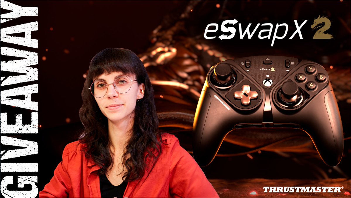 M0diie's tweet photo. Thrustmaster, la marque française partenaire de ma chaîne lance sa nouvelle mannette la eSwap X2 et m'a proposé de vous la faire gagner ☺️, pour participer :
· RT 🔄
· Follow @M0diie &amp; @TMEswap 
Tirage au sort dans une semaine 🎮
#Publicité https://t.co/XfR1Ej8LB4