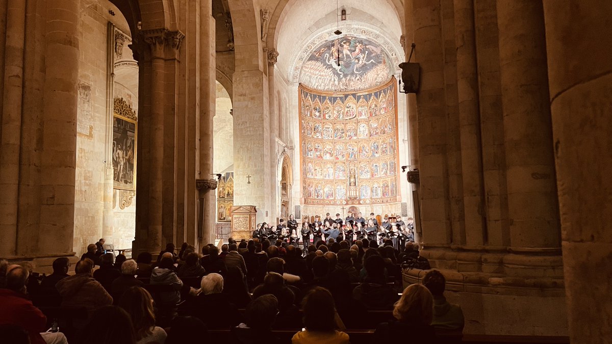 music_rugby's tweet photo. What a fantastic first concert in Salamanca Cathedral last night to a full house! https://t.co/Bdxd0txR4C