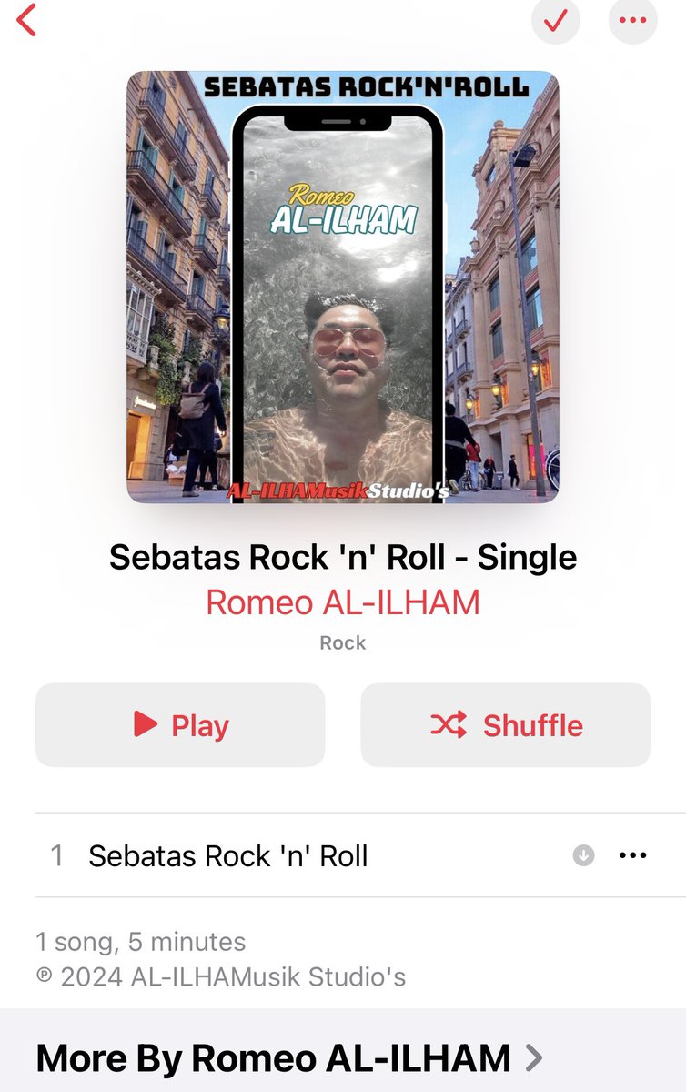 AL_ILHAM's tweet photo. "Sebatas Rock'n'Roll" now on Instagram music, Apple music &amp; Itunes https://t.co/fHterkKt2u