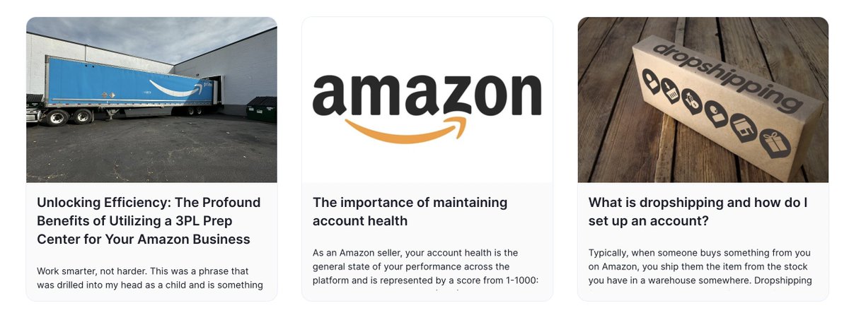 SelleRunning's tweet image. Have you seen our blog? 👀

You can find the latest updates and news about Amazon FBM businesses. 

Find the articles by visiting 👇sellerrunning.com/en/blog 

#sellerrunning #amazonfbm #amazonblog #dropshipping #dropshippingnews