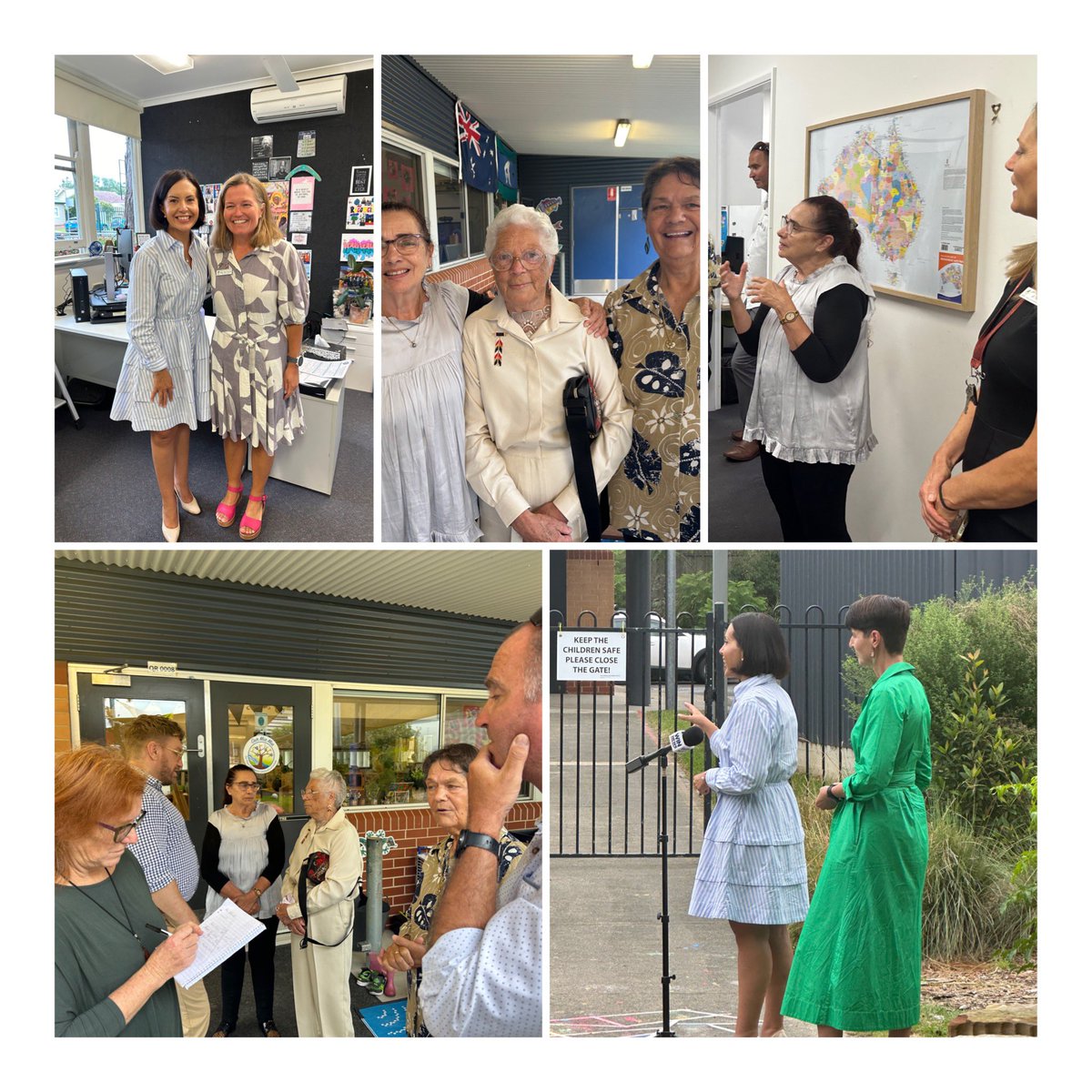 diamondM64's tweet photo. Great to host the D/Premier at Nowra East PS (CC Site) for vital announcements about special ed - a school upgrade and family support! Thanks to Ministers Car and Washington for your encouragement re our preschool, health hub &amp; inclusive ed practice. @pruecar @dizdarm @Jude182 https://t.co/7VqFZXupAU