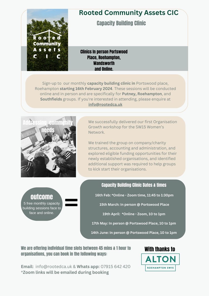 Free capacity building support for newly established organisations. Help with  navigating company/charity structures, accounting, administration &amp;  eligible funding opportunities. Details below.
