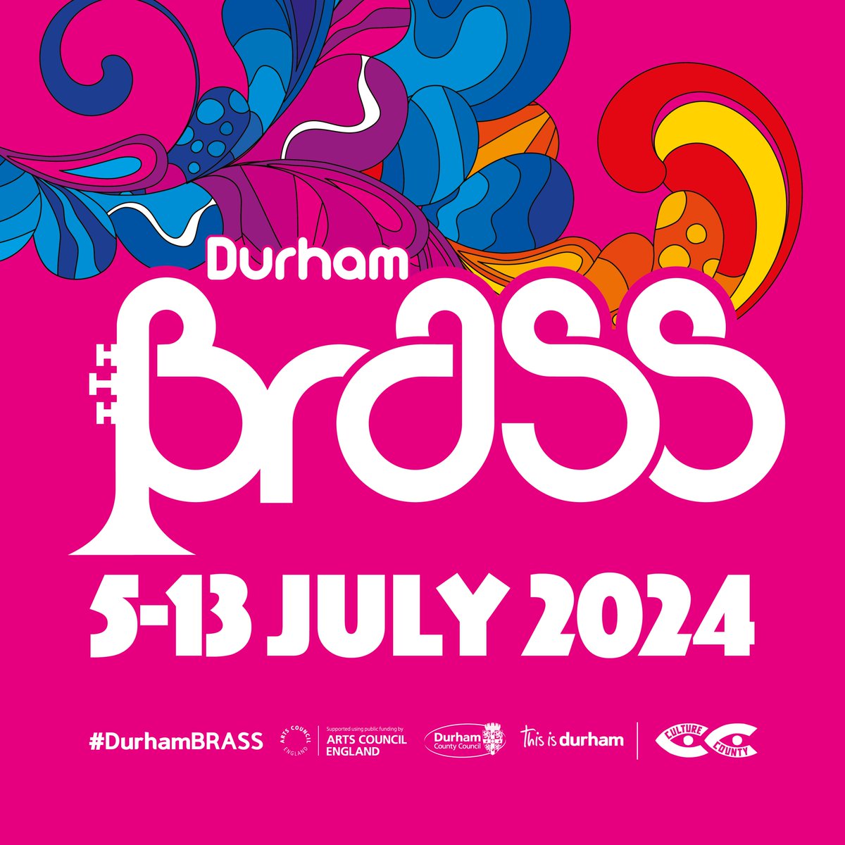 DurhamBRASS's tweet photo. 📅 Friday 5 to Saturday 13 July

#DurhamBRASS is back!🎺

🔜 Further festival announcements to follow in the coming weeks. https://t.co/pvZGBHk8Jg