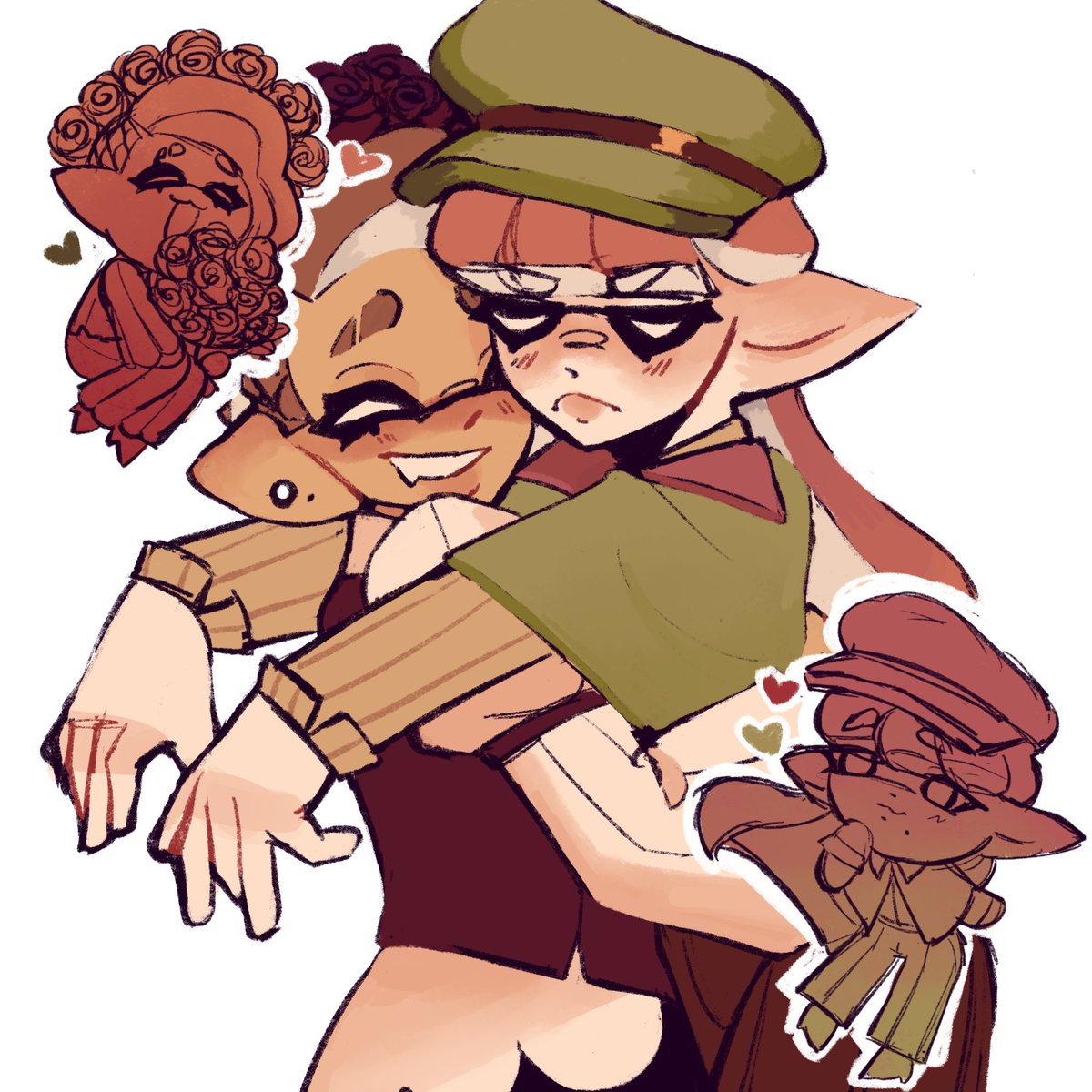 Happy Valentines! 🤍
{#agent12 #agent4 #agent3 #splatoon3fanart #splatoonart #Valentines2024 #Valentinesday}