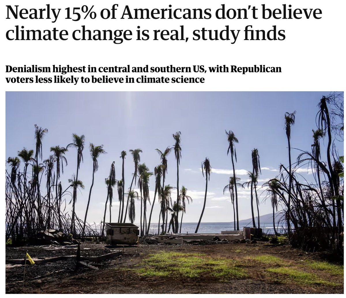 Using AI, researchers analyzed over 7.4m tweets posted by roughly 1.3 million people on the platform X between 2017 and 2019. The social media posts were geocoded, and classified as “for” or “against” climate change using a large language model.