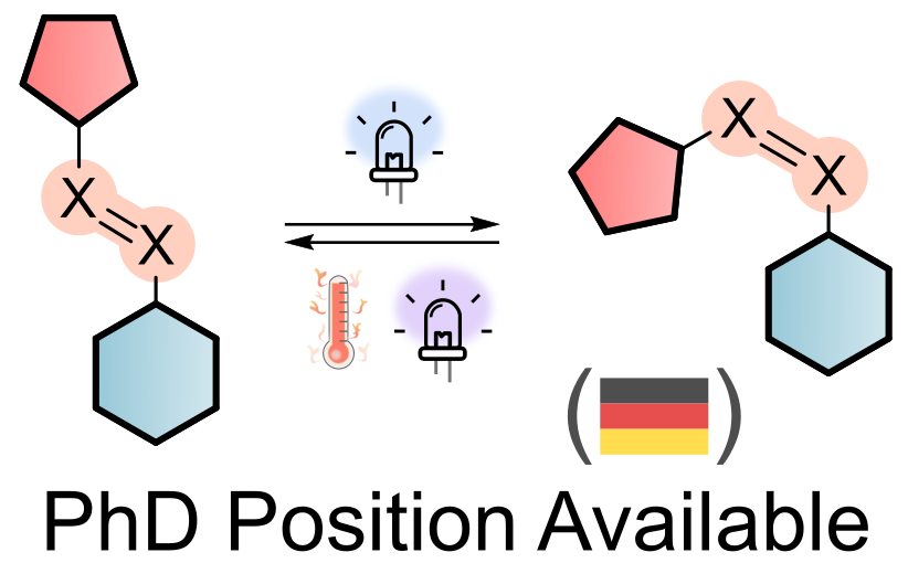 📢🚨PhD opportunity available to explore Photoswitching in the context of Supramolecular Chemistry🔦🧪We are 👀 for an ambitious and motivated individual to join our growing and supportive team🧠Requirement: Fluent in German🇩🇪 DM/Email for more info (replies not acknowledged)🚨📢