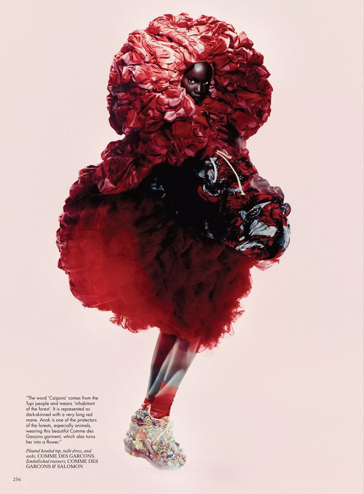 jacquemusx's tweet photo. Wake up!! Anok Yai by Rafael Pavarotti for British Vogue! ❤️ https://t.co/AFBYDNUyvW