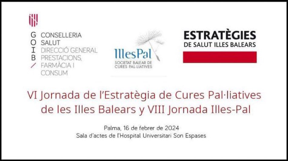 AECPAL_'s tweet photo. 📢Hoy se está celebrando en #Palma la VI Jornada de la Estrategia de #cuidadospaliativos de las Islas Baleares y la VIII Jornada @illespal_balear 
Os recomendamos seguir las redes para ver todo lo que se comparte ☺️
Buena jornada compañeros 🙌🏻 https://t.co/X9yRdR8ziM