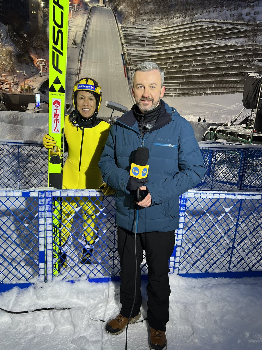 skorzynski's tweet photo. Gdy w Polsce była jeszcze komuna, ten człowiek skakał już w Pucharze Świata! Pan Legenda, Noriaki Kasai💪🏻
#skijumping #skijumpingfamily https://t.co/QE9y8uuHWA