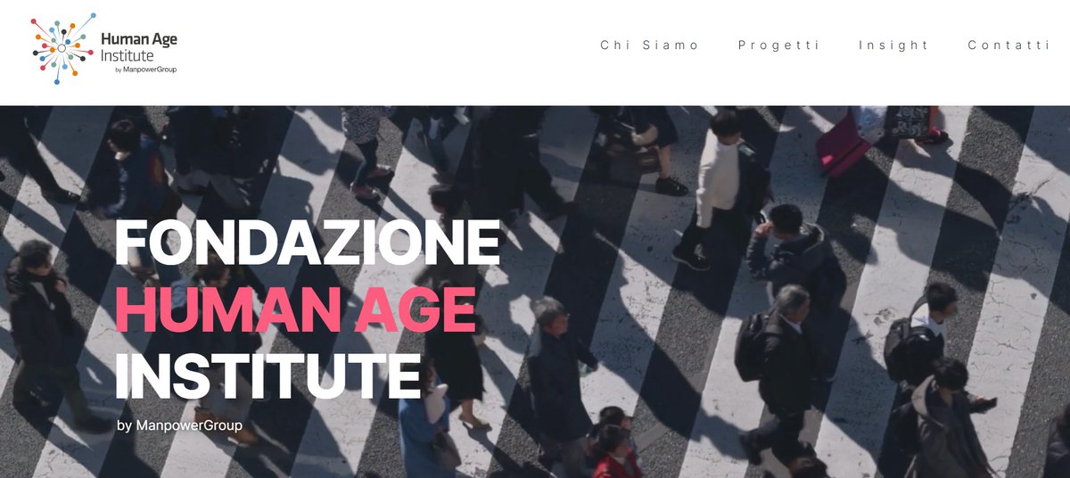 Nel nostro nuovo sito trovi tutto su di noi
Chi siamo - Progetti - Insight - e i nostri contatti...

lnkd.in/ebFvVauc

#FondazioneHumanAgeInstitute #FondazionebyManpowerGroup