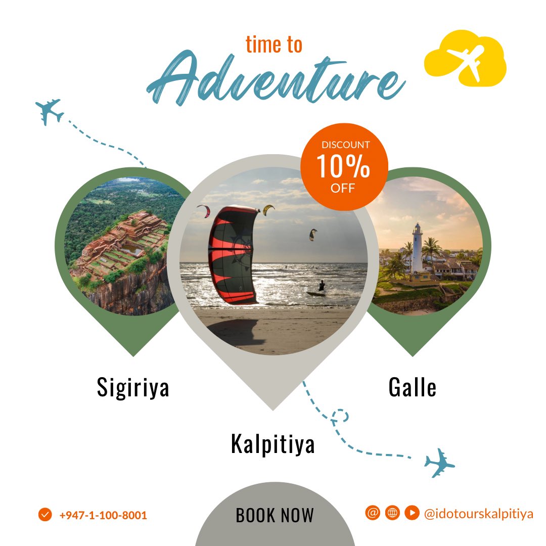 ToursDo's tweet photo. Time to Adventure 😍😍😍😍

Sigiriya | Kalpitiya | Galle +947-1-100-8001

#BookTour #tour #tourism #tourismindustry #kalpitiya #kalpitiyalagoon #sigiriya #sigiriyarockfortress #sigiriyarock #SigiriyaSriLanka #sigiriyatown #sigiriyalionrock #srilankatourism #srilankatour https://t.co/13j4nDsWeR